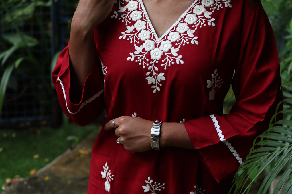 Evergreen Cotton Short Kurti