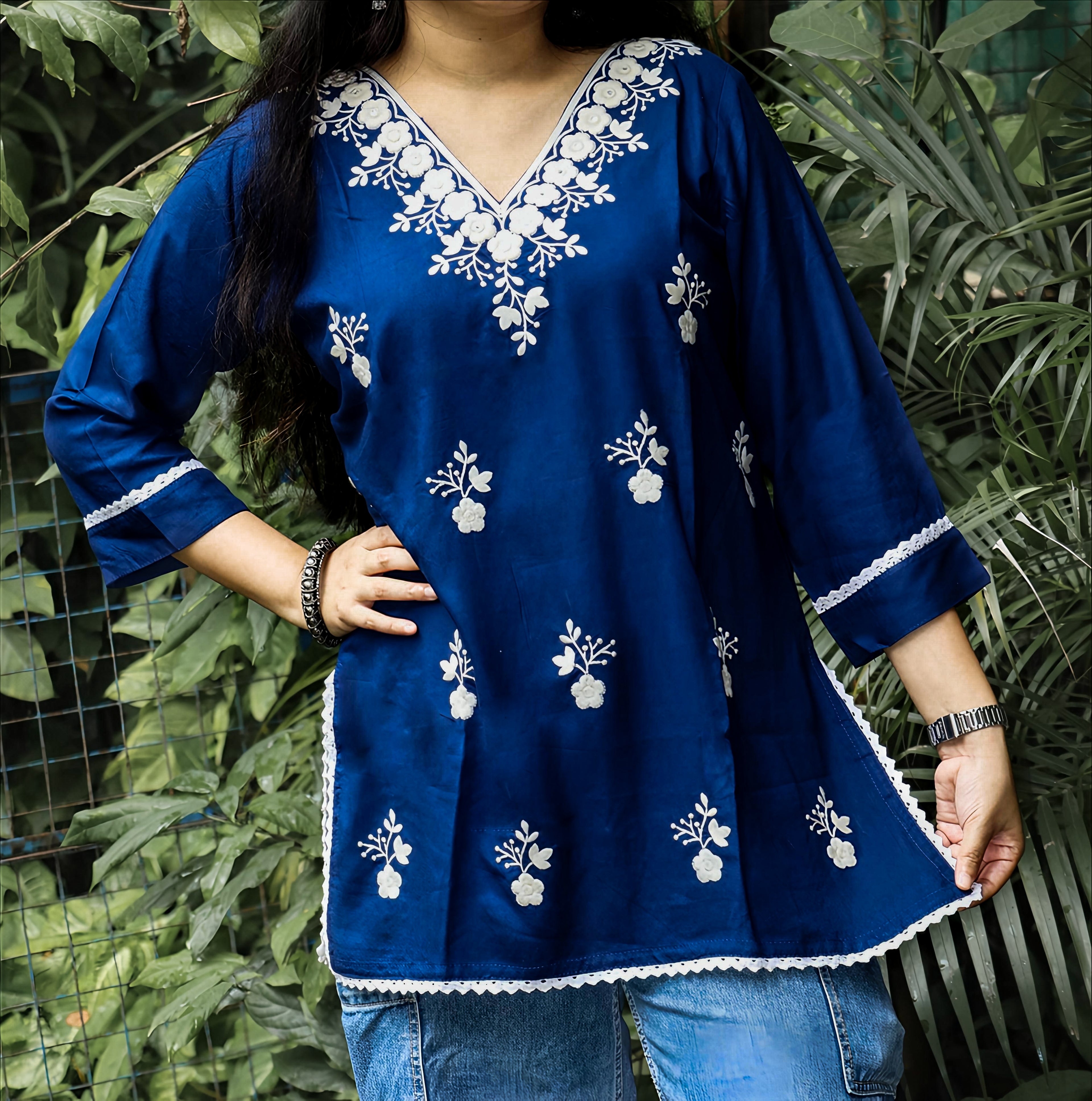 Evergreen Cotton Short Kurti